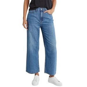 rag & bone Light Blue Straight Leg Jeans Lori mid rise crop